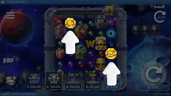 Símbolos de monedas en Pirots 4