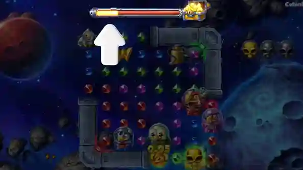 Medidor de colección en la tragamonedas Pirots 4