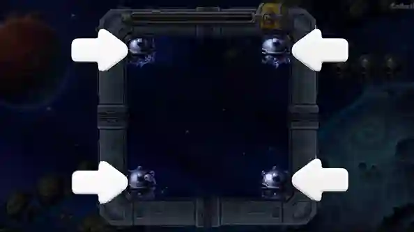 Corner Bombs en Pirots 4