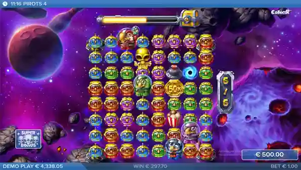 Super Bonus Game en Pirots 4