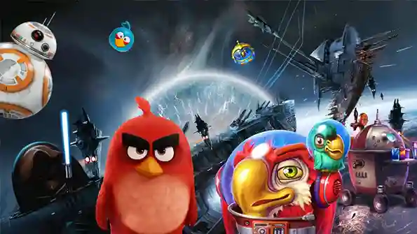 Pirots 4 vs Star Wars y Angry Birds