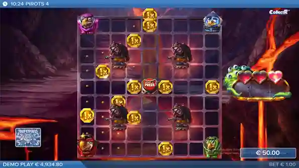 Juego Inferno en Pirots 4