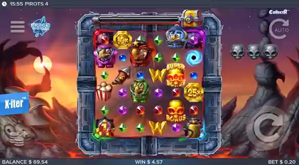 Ganar la ronda Inferno en Pirots 4