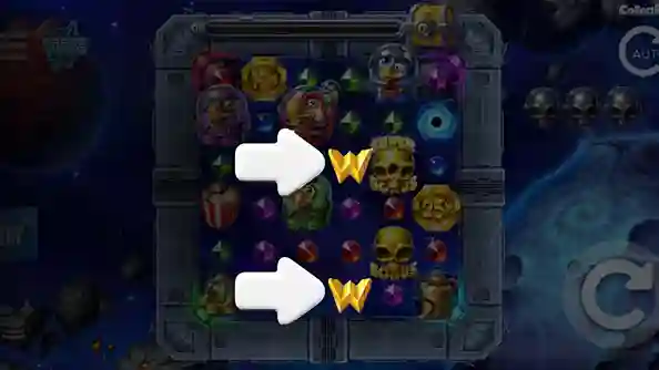 Comodín en la tragamonedas Pirots 4