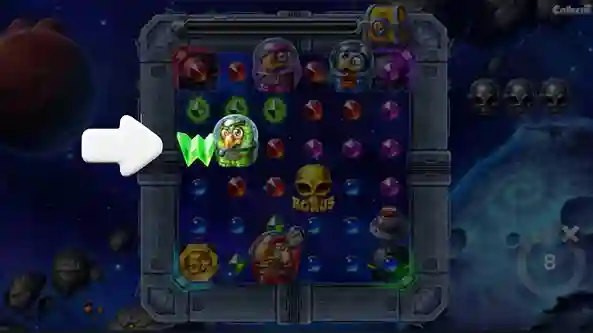 Wild activado en Pirots 4